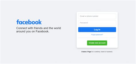 Вход във Facebook.